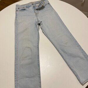 Levi's Wedgie Straight Light Blue Jeans Size 26